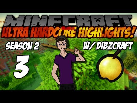 Dibzcraft UHC Highlights | S2E3 | Half a Heart Clutch