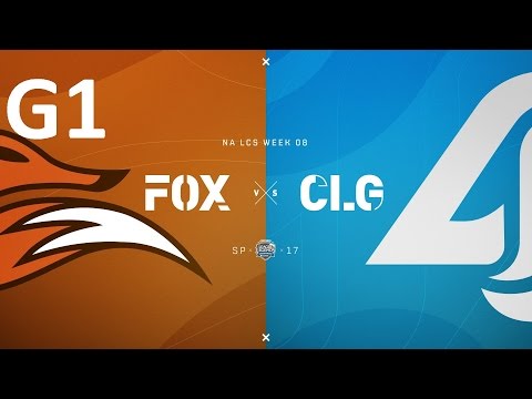 FOX vs CLG Game 1 Highlights - 2017 NALCS SPRING SPLIT - WEEK 7 DAY 1