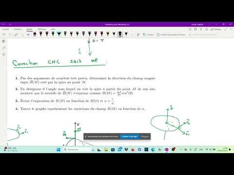 Correction : CNC 2013 MP PHYSIQUE (Magnétostatique)