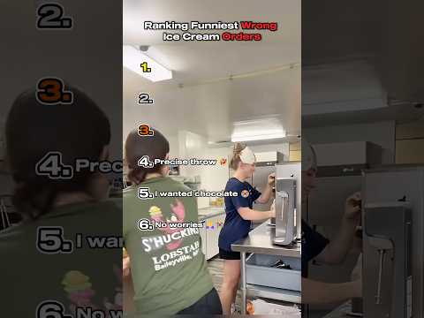Ranking funniest wrong ice cream orders