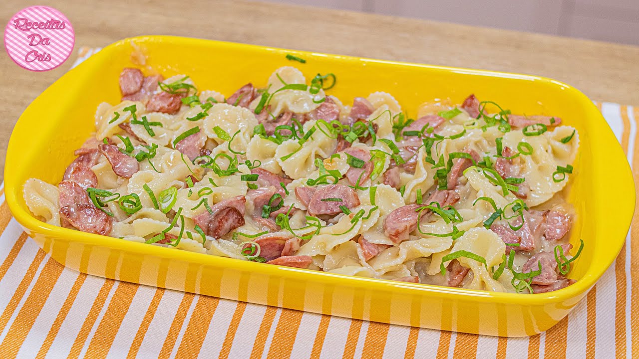 Watch Now MACARRÃO COM CALABRESA AO CREME DE CEBOLA | SUPER FÁCIL | RECEITAS DA CRIS MACARRÃO COM CALABRESA AO CREME DE CEBOLA | SUPER FÁCIL | RECEITAS DA CRIS