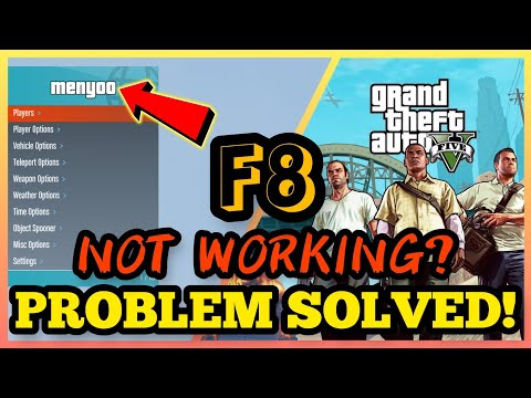 Menyoo Trainer F8 Button Not Working in GTA 5 | F8 PROBLEM SOLVED | GTA 5 Menyoo Trainer Not Working