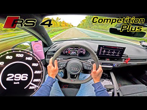 AUDI RS4 COMPETITION PLUS // TOP SPEED on UNLIMITED AUTOBAHN!