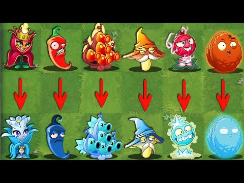 Pvz 2 Discovery - All Plants Same Shape in Games Pvz 2 China & International