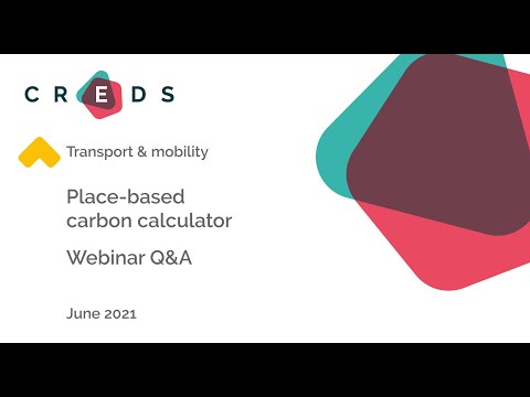 Q&A session from the Place-based carbon calculator launch