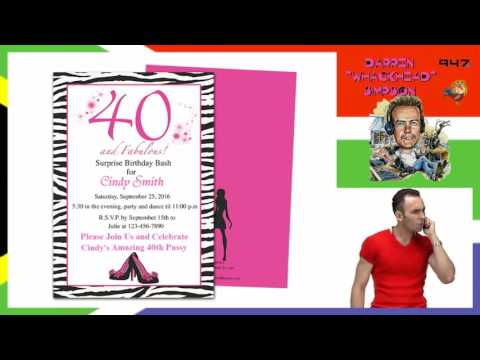 Whackhead Simpson - Birthday Invites - Word Error