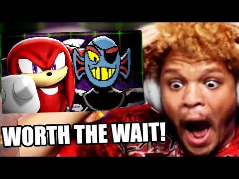 THIS GOES ON THE PLAYLIST INSTANTLY!!! KNUCKLES VS UNDYNE RAP BATTLE REACTION!!!