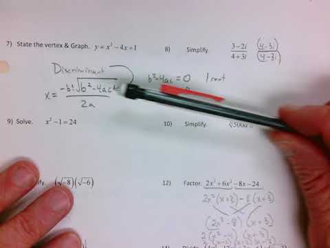 algebra 2 honors Final Review LAST MINUTE HELP!!!