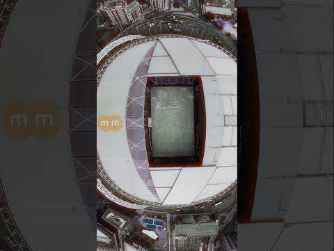 Wembley Stadium, London, drone aerial short
