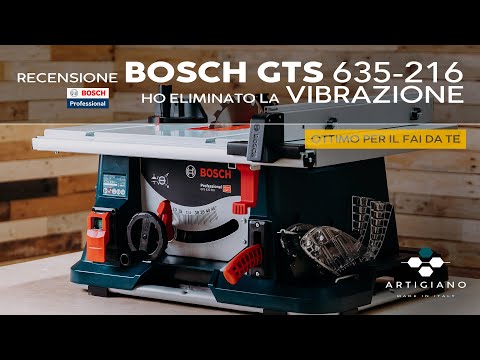 Recensione ⚙️ BOSCH GTS 635 216 per il FAI DA TE 👉 Come regolare qualsiasi banco sega❗️