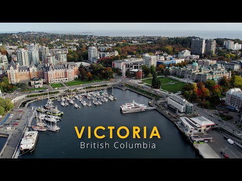 Victoria BC Aerial Drone Footage 4K