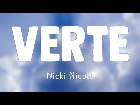 Verte ft. Dread Mar I, Bizarrap - Nicki Nicole (Lyrics Video) ❤️
