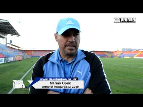 www.ziarulunirea.ro | Marius Opric dupa eliminarea din Cupa