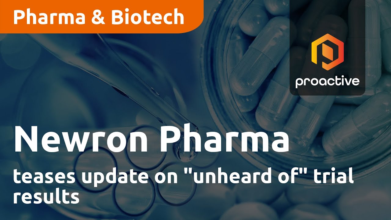 Newron Pharmaceuticals teases update on "unheard of" trial results