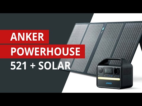 Anker 521 PowerHouse + 100W  Solarpanel