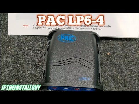PAC LP6-4 line output converter (LOC) install amp to your factory radio/ gain adjust a bose system