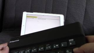 NEW - Recreated ZX Spectrum Production model: Using the Bluetooth Keyboard