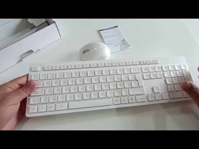 Vídeo relacionado con LeadsaiL KF29 Teclado y Raton Inalámbrico, Pack Teclado Raton Inalambrico Silencioso, Español QWERTY, Compacto, Teclado numérico, Receptor USB 2.4 GHz para Mac, PC, Ordenador Portátil-Verde