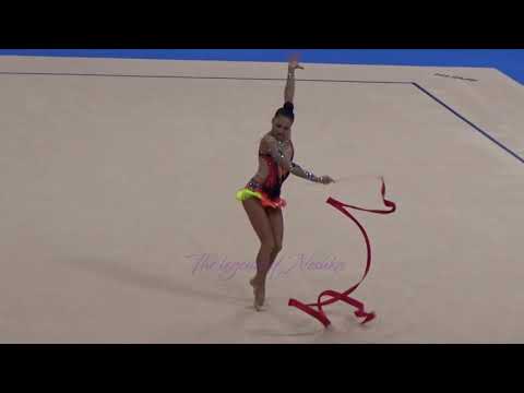 Jana BEREZKO-MARGGRANDER (GER) ribbon - 2015 Stuttgart worlds Qualifs