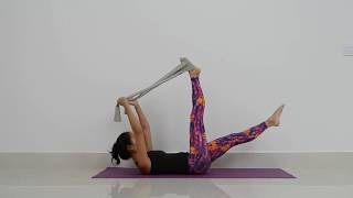 Fortalecimento de Abdômen, Membros Superiores e Inferiores com a Faixa Elástica