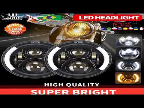A must-have product! CO LIGHT 7inch LED Headlight DRL DOT E9 High Low For Wrangler TJ JK LJ CJ 7in