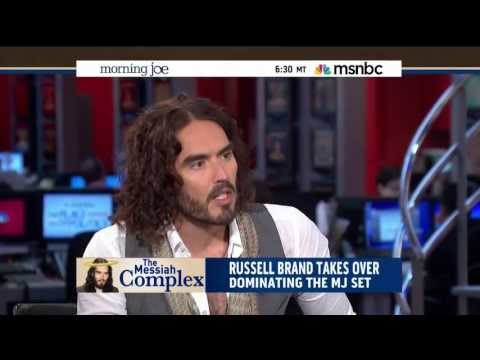Russell Brand Shows MSNBC [HD] How a Guest Should be Interviewed