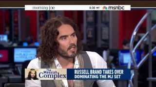 Russell Brand Shows MSNBC [HD] How a Guest Should be Interviewed video