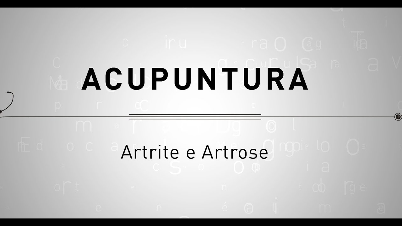 Acupuntura - Artrite e Artrose