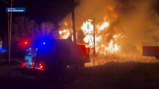 Vacant Winchendon mill building destroyed in fire