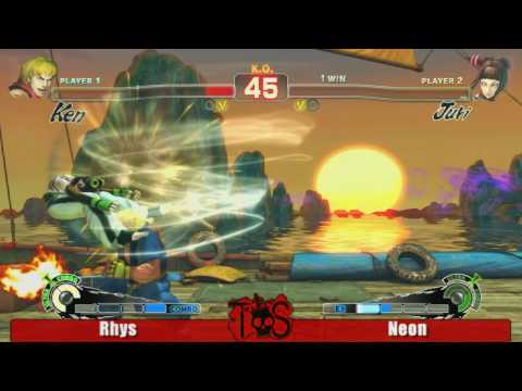 GUARD CRUSH!! 6-9-2010 SSF4 Singles: Rhys vs Neon