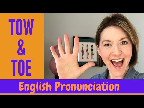 How to Pronounce TOE & TOW- American English Homophone Pronunciation Lesson