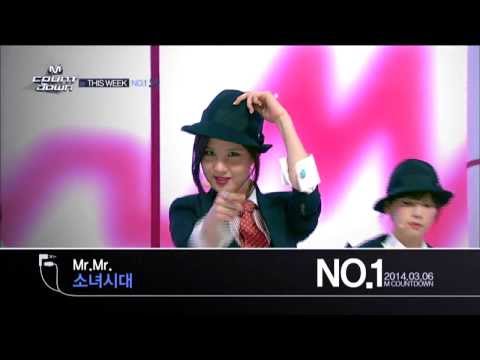 엠카운트다운 369회/ M COUNTDOWN No.1 of the Week - "Mr. Mr." by Girls' Generation (2014.03.06)