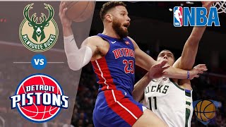 Milwaukee Bucks vs Detroit Pistons - 2nd Quarter Game Highlights | February 20, 2020 NBA Season