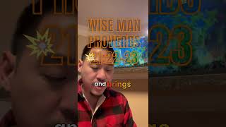 Wise Man Proverbs 21:22-23 #god #jesus #blessings #bible #fyp #reels #shorts #faith #believe #love