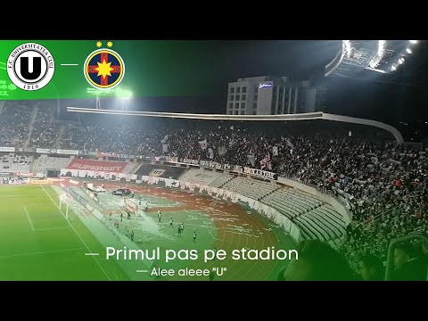 " Primul pas pe stadion " . Galerie Șepcile Roșii. U Cluj - FCSB (2-1) | 31 octombrie 2022