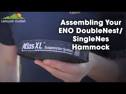 Leisure Outlet | Eagles Nest Outfitters (ENO) Atlas XL Suspension and DoubleNest Hammock Hanging