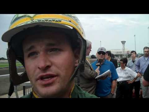 Yannick Gingras, driver of Mistletoe Shalee winner Drop The Ball