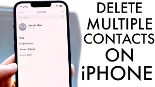 How To Delete Duplicate Contacts On iPhones!