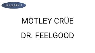 Mötley Crüe - Dr. Feelgood Drum Score