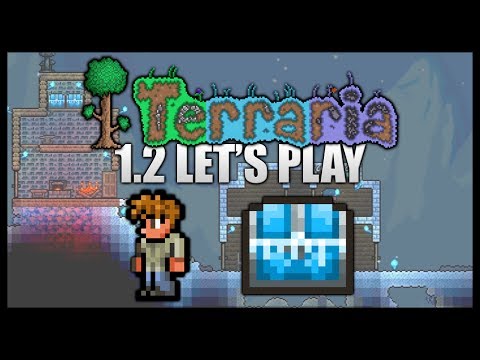 NPC Snow House Fail! Ice Chests! || Let's Play Terraria 1.2 [Episode 4]