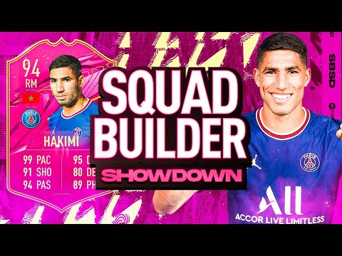 94 FUTTIES TRANSFERRED PSG HAKIMI SQUAD BUILDER SHOWDOWN!! - FIFA 21 ULTIMATE TEAM