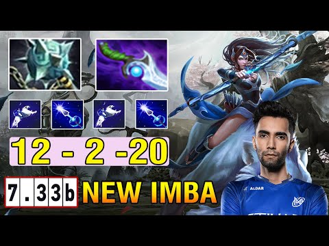 New Hero Mid SUMAIL [Mirana] Best Item Choise Gleipnir + Diffu 100% Slow Can't Run - Dota2 Pro 7.33B