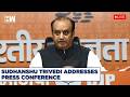 BJP LIVE MP Sudhanshu Trivedi Addresses Press Conference PM Modi LoP Rahul Gandhi Congress