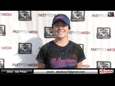 2023 Abi Pikas committed university of Tennessee Chattanooga, Outfielder Softball Skills Video AASA