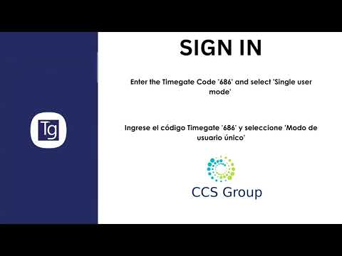 GETTING STARTED WITH TIMEGATE