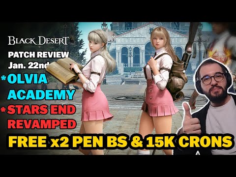 BDO | Olvia Academy Rewards & Star’s End Revamp – x2 PEN Blackstar + 15k Crons (BDO)
