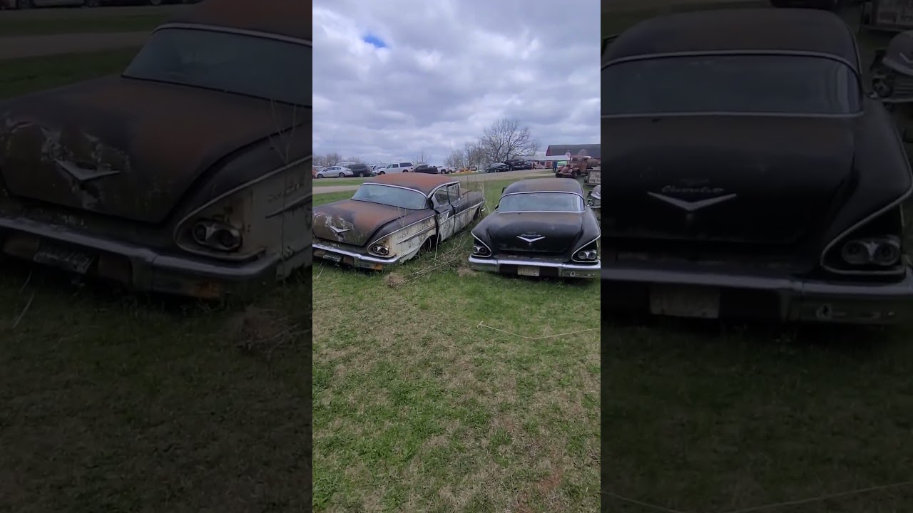 SEVEN 1958 Chevys in One Spot!