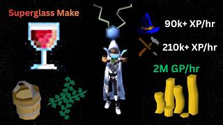 OSRS 5-tick Superglass Make 300k+ XP/hr