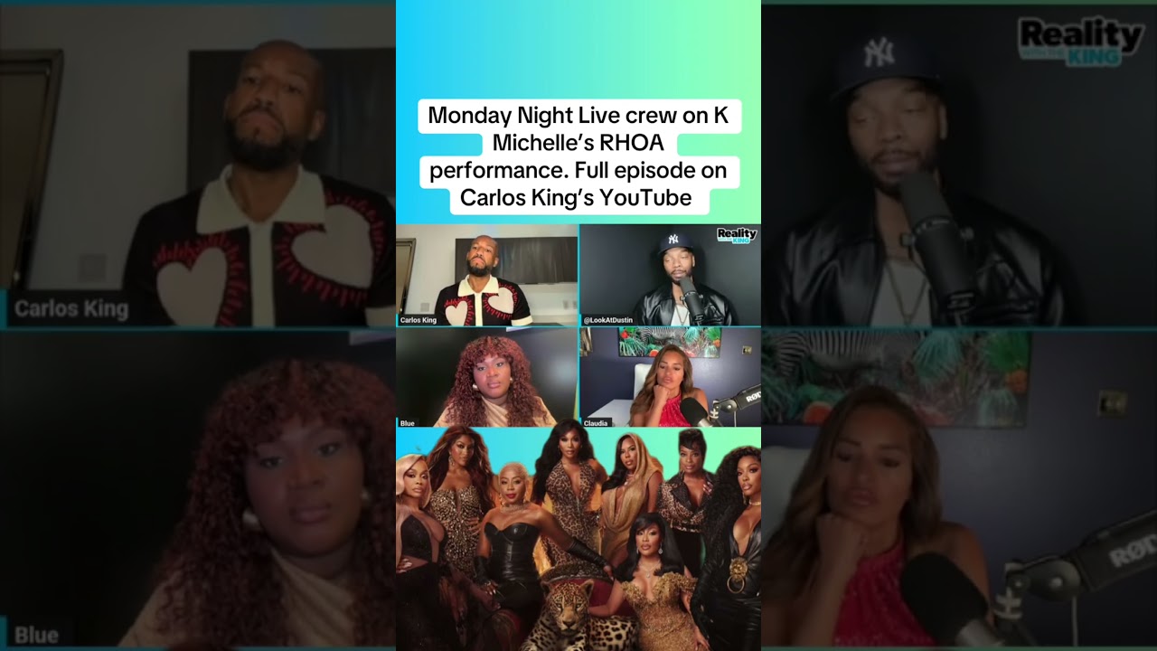 Monday Night Live crew on #kmichelle #carlosking #lamh #rhoa #rhop #bravotv #porsha #angelaoakley