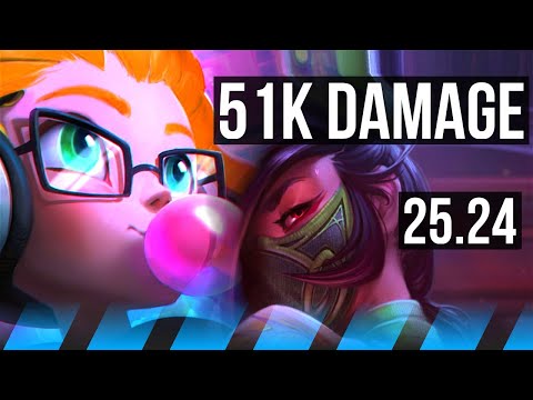 ZOE vs AKALI (MID) | 51K damage, Good KDA: 19/2/13 | KR Master | 25.24